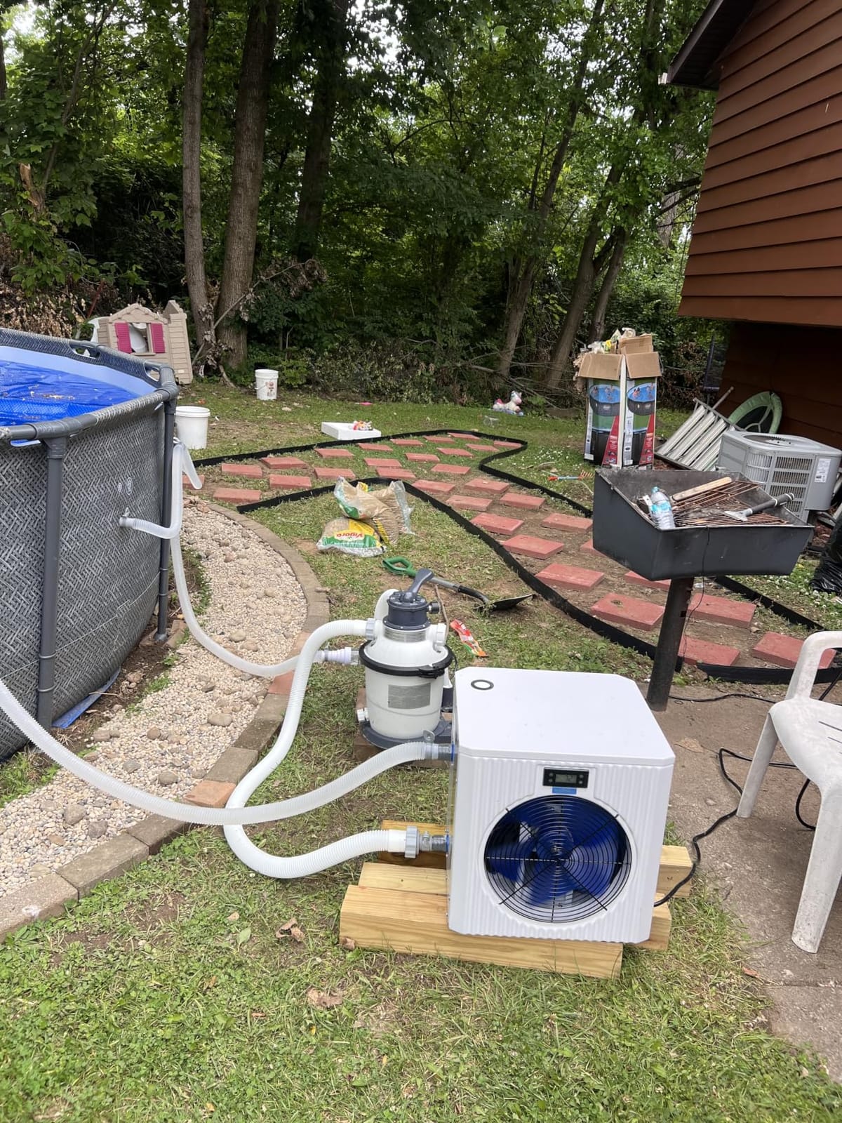 23,000 Gallons Inverter Pool Heat Pump for Inground Pools 220V customer photo 1