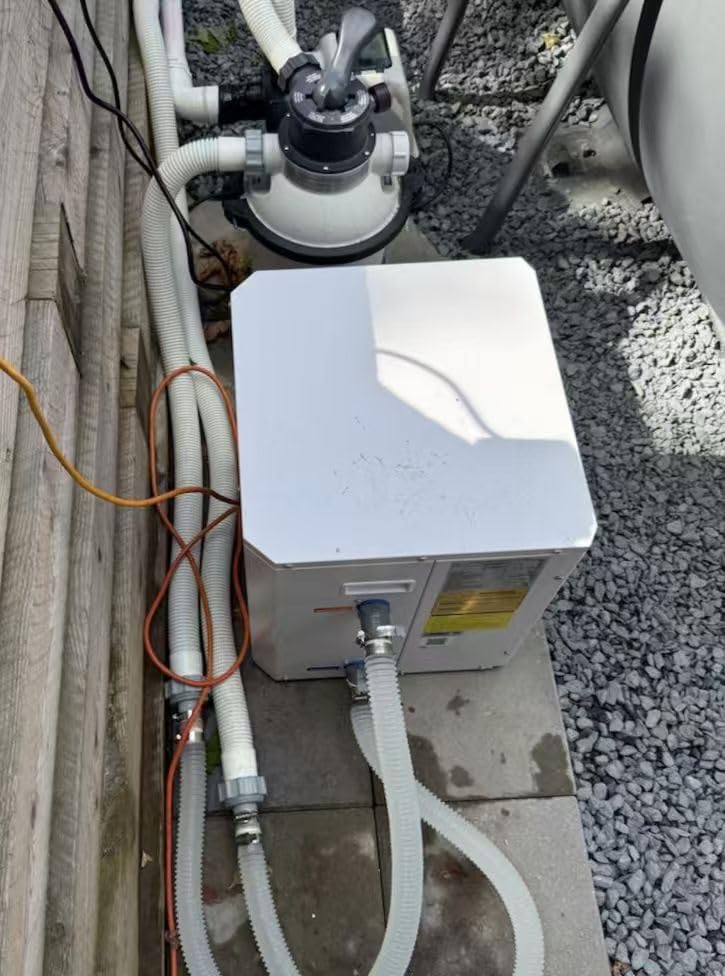 28,000 Gallons Inverter Pool Heat Pump for Inground Pools 220V customer photo 1