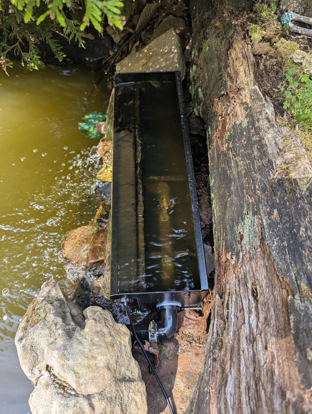 3-Stage Filtration Pond Waterfall Kit with 18 in Stainless Steel Spillway customer photo 1