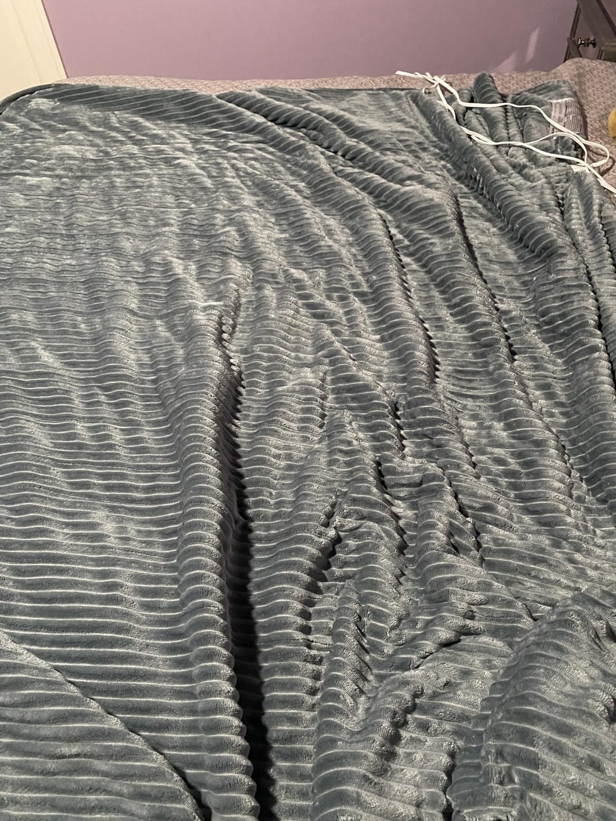 Bedsure Electric Blanket Queen Size - Dual Control Heated Blanket Queen, Fast Heating with 6 Time Settings (Up to 10H) & 6 Heat Settings, Warm Gift for Grandma (84x90 inches, Grey) customer photo 2