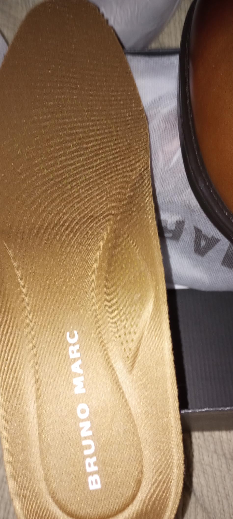 Bruno Marc Men's Classic Leather Dress Shoes customer photo 2