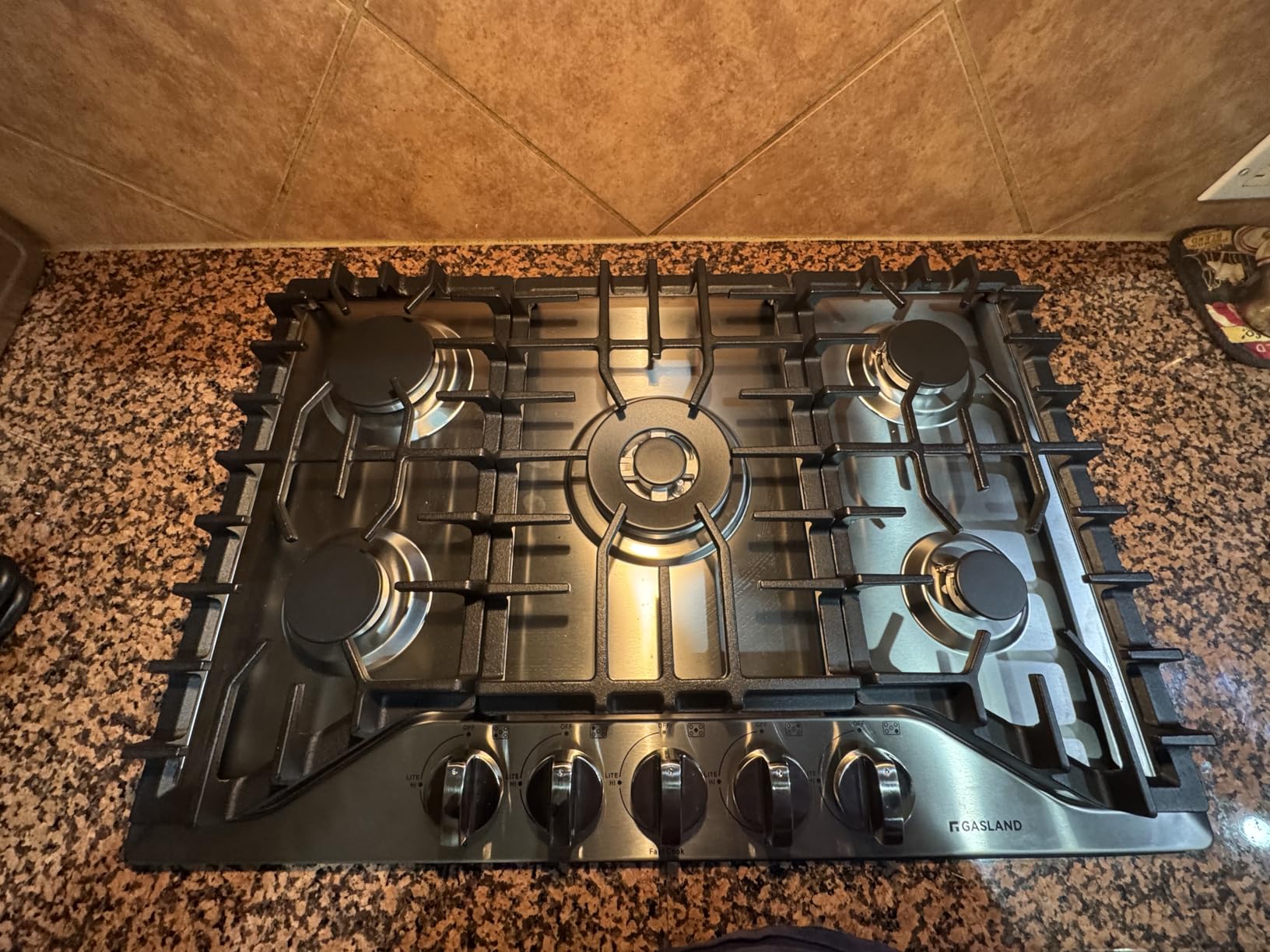 GASLAND 30 Inch Gas Cooktop with 5 Italy Burners, Cast Iron Grate customer photo 1