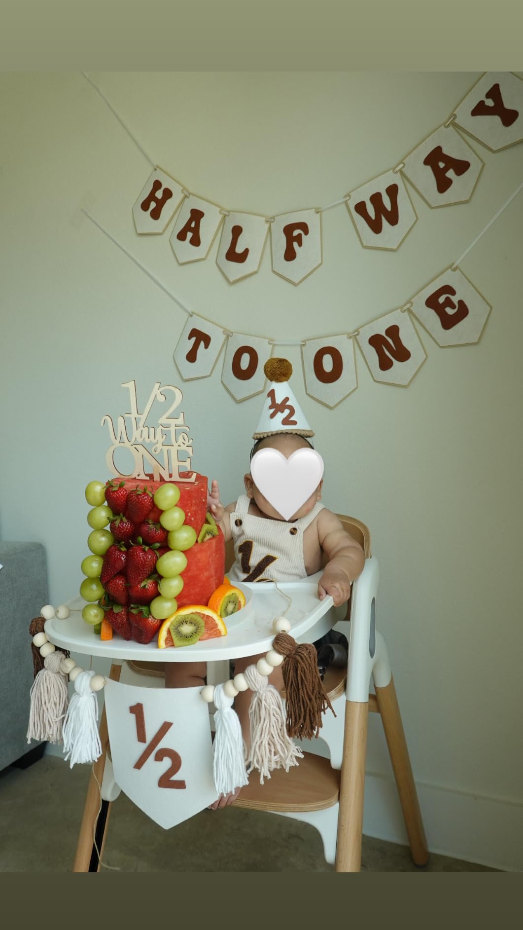 Momcozy 5-in-1 Convertible Wooden High Chair for Babies & Toddlers, Walnut customer photo 1