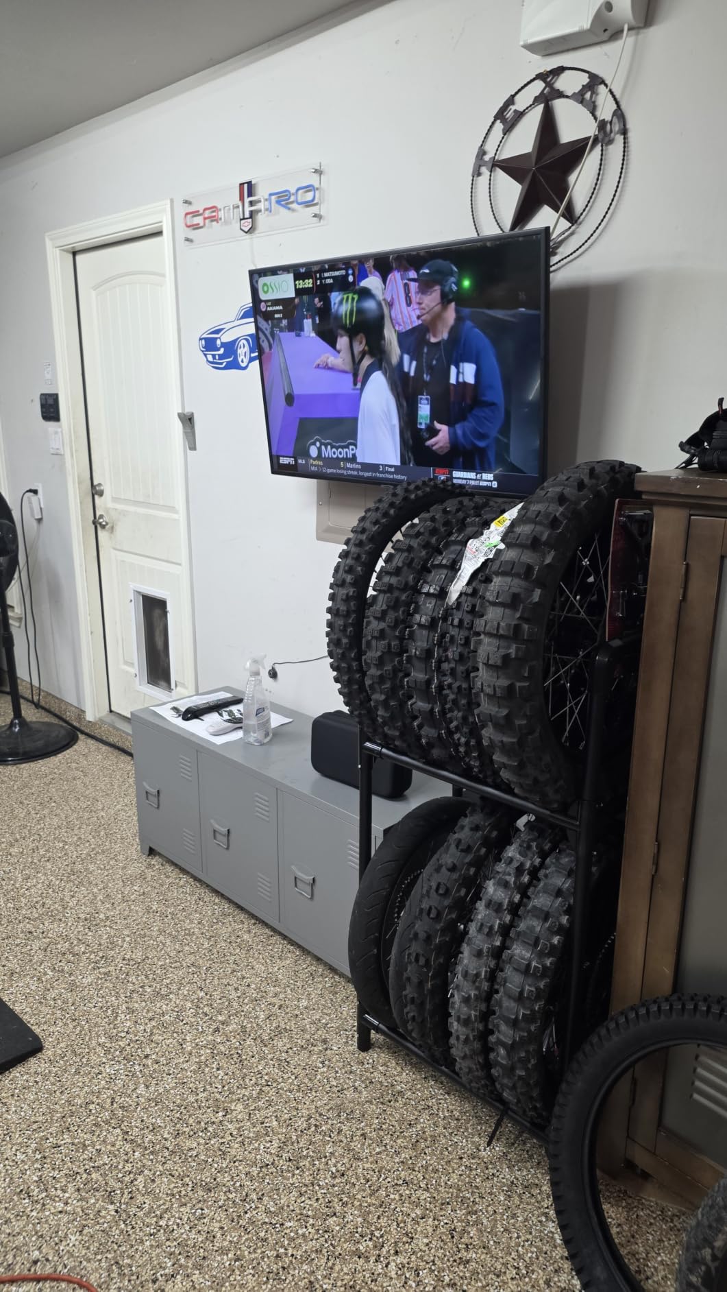 Hershii Rolling Tire Storage Rack, Tire Rack with Wheel,Tire Rack Storage customer photo 2