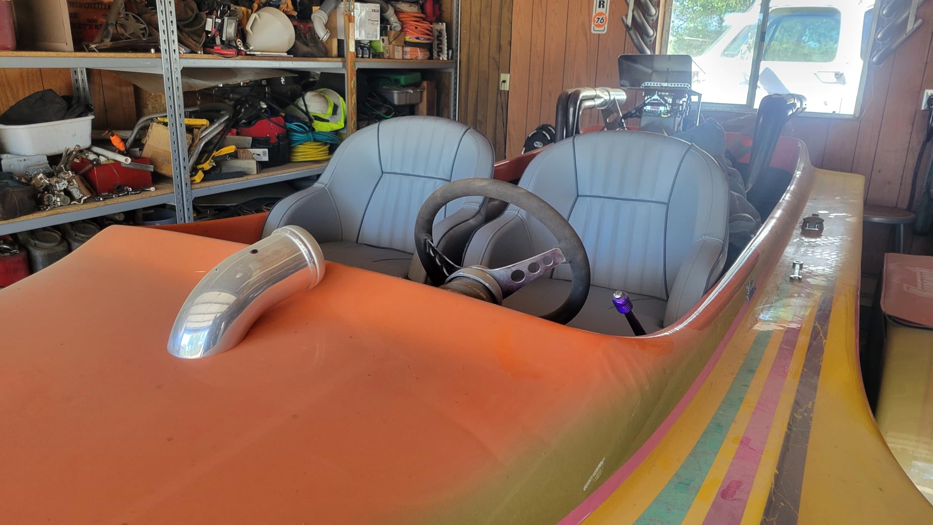 ERGOSEAT Gray Pontoon Captain Seat Marine Captains Chair Boat Bucket Seats customer photo 2
