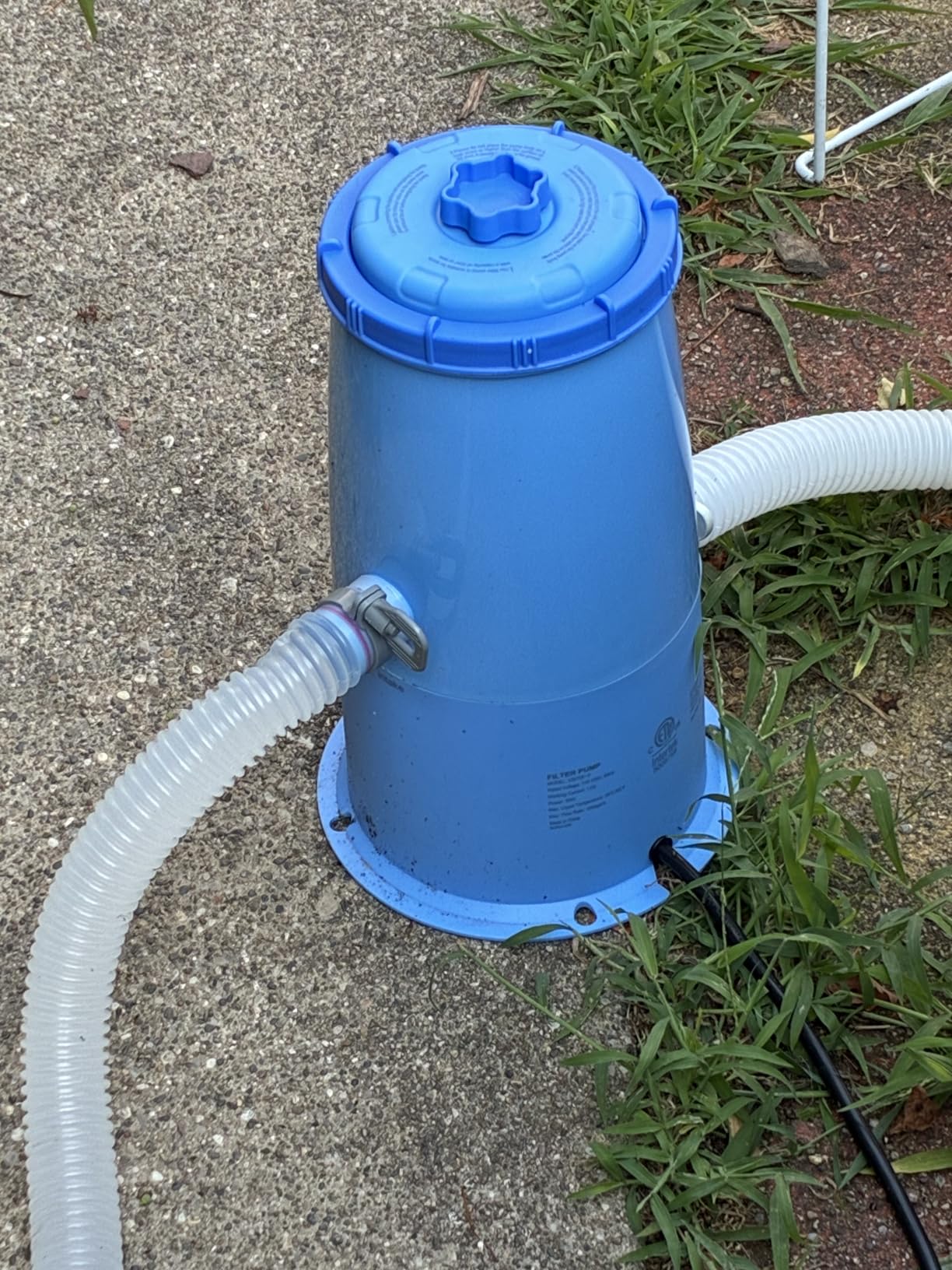 DeeprClean 1000 GPH Pool Filter Pump for Above Ground Pools with GFCI-Blue customer photo 1