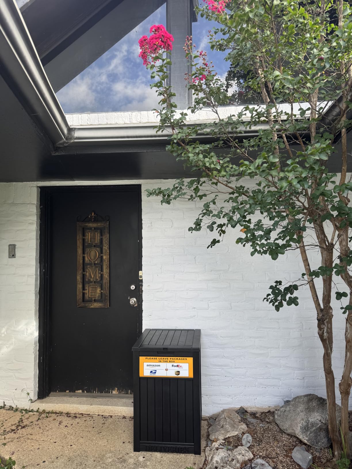 Package Delivery Box for Outside, Classic Black customer photo 1