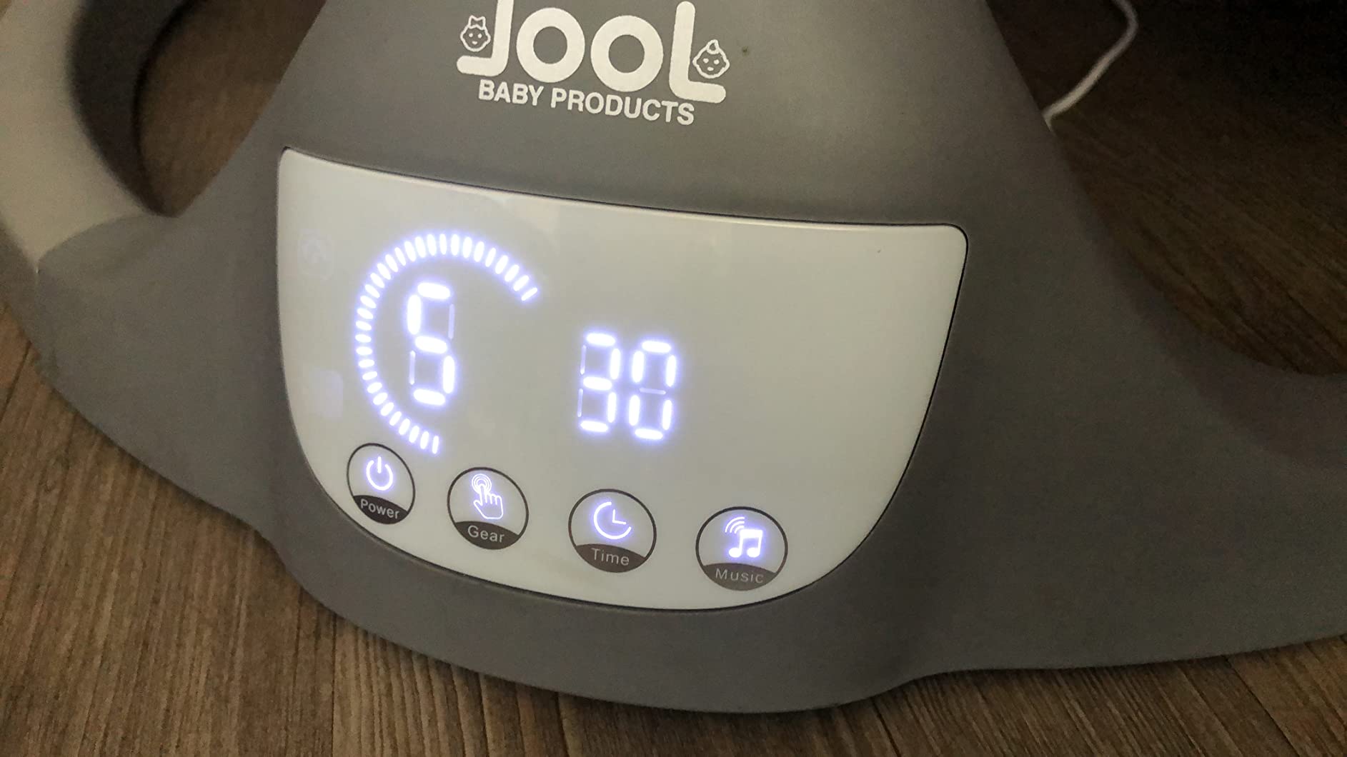 Jool Baby Nova Baby Swing for Infants – Bluetooth Music, Remote (Oatmeal) customer photo 2