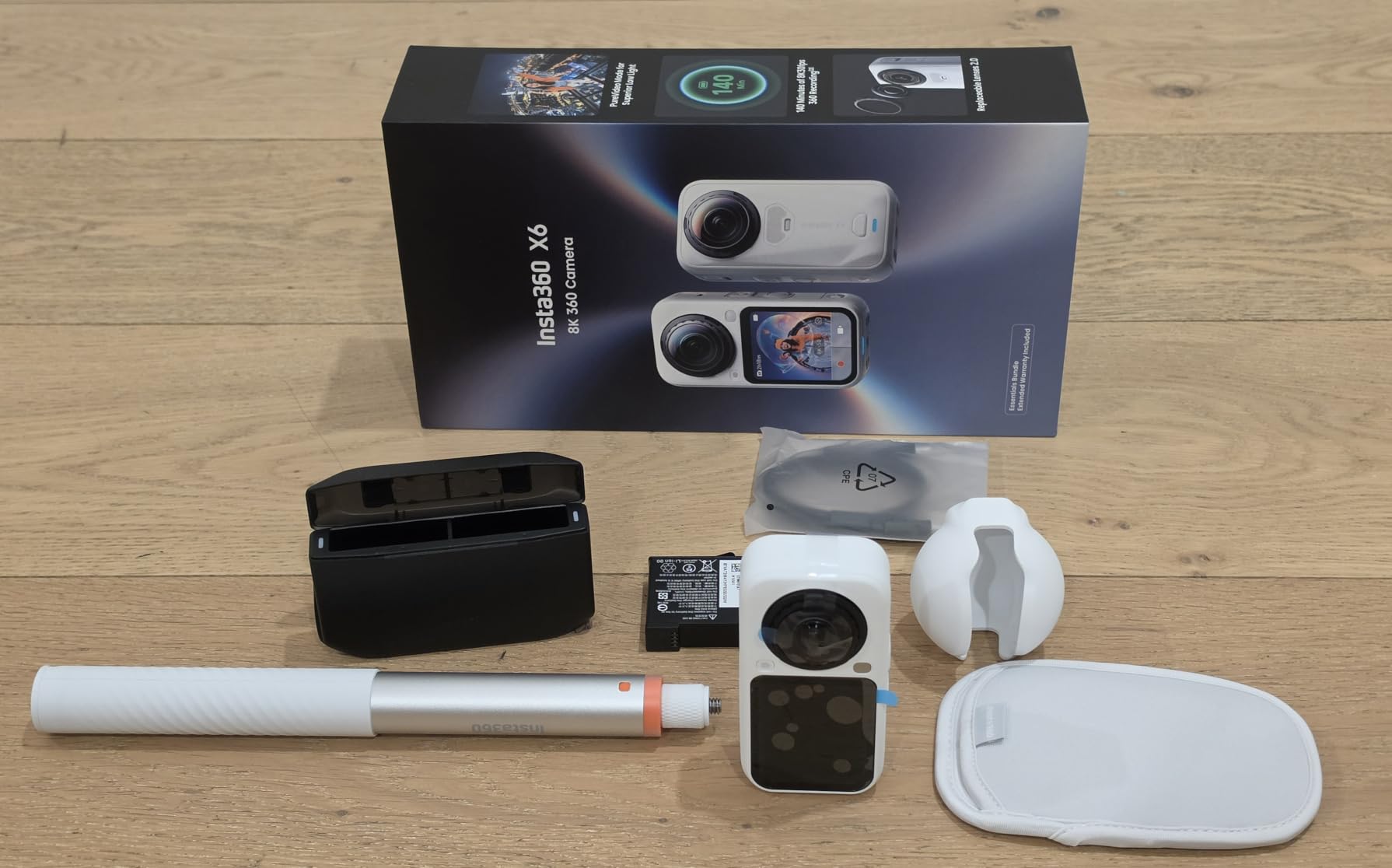 Insta360 X6, 8K 360 Camera with 1/1.1'' Sensors customer photo 1