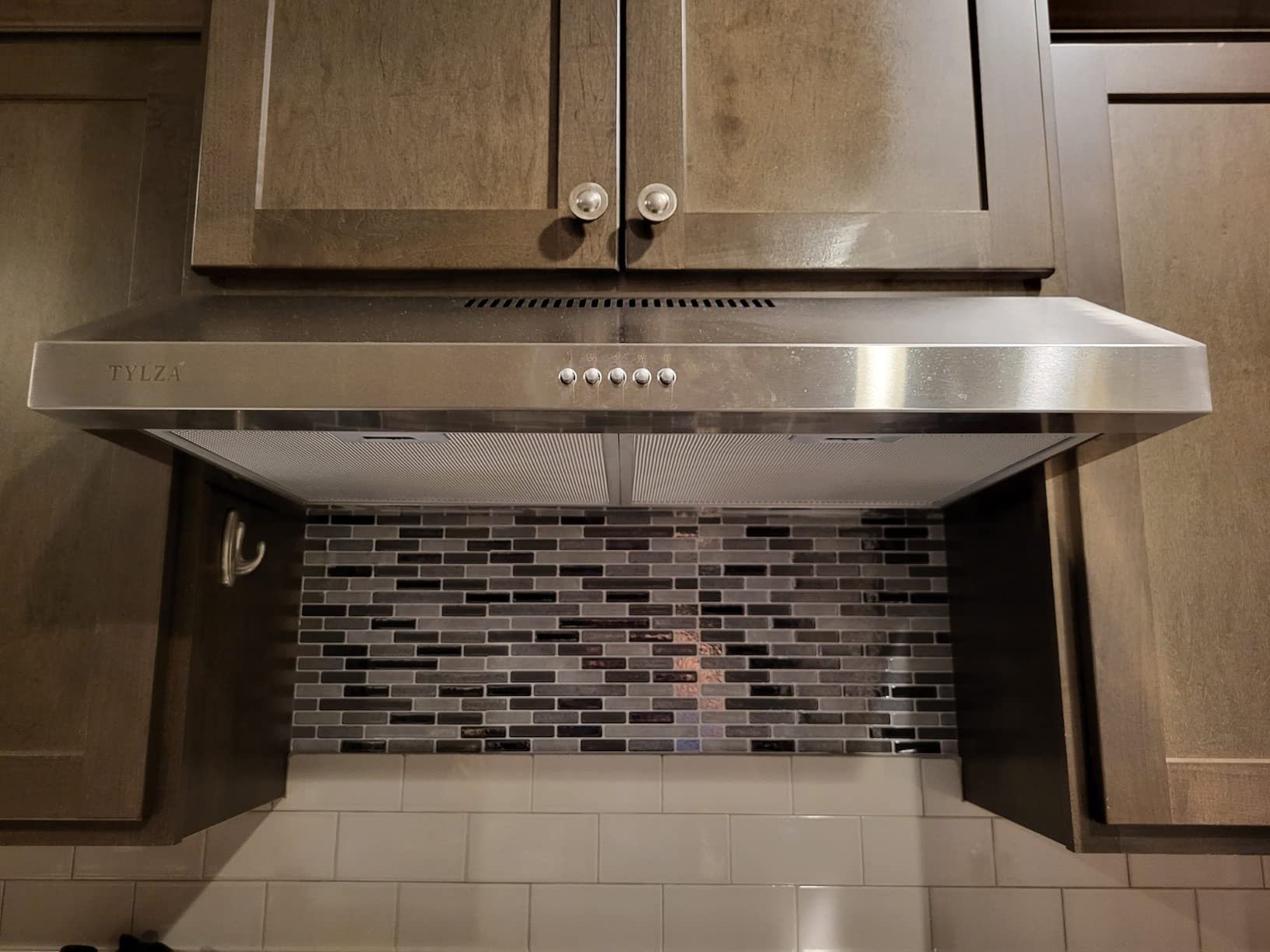 36 inch Island Range Hood 1200 CFM, Stainless Steel range hood customer photo 2