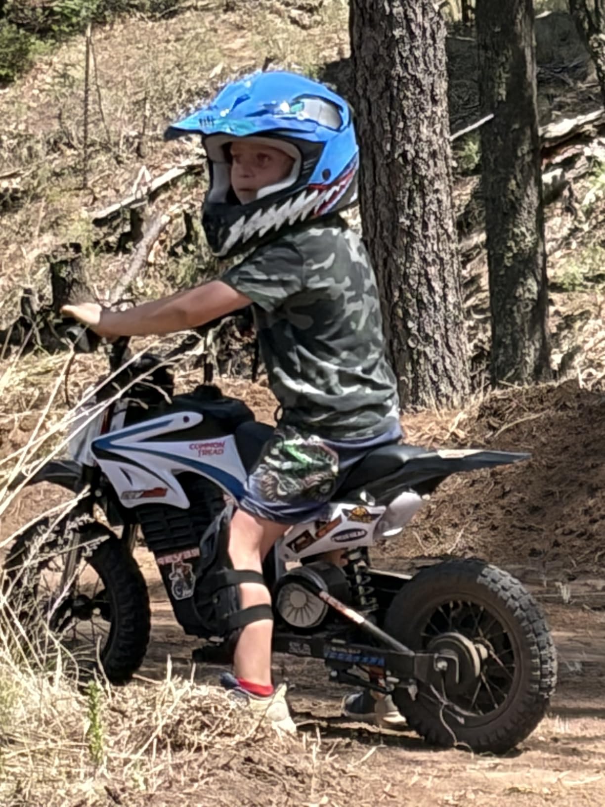 K1 Kids Electric Dirt Bike 36V Motorcycle,16MPH Fast Speed 14 Mile Long-Range,700W Peak 3-Speed Modes Electric Bike for Kids Ages 3-10 (Berry Red) customer photo 2
