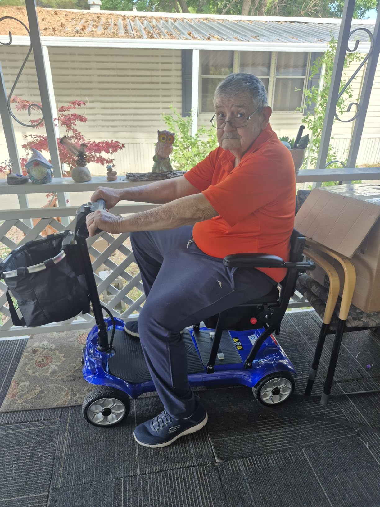 Lightweight Mobility Scooter for Adult & Seniors Cruise & Airline Approved customer photo 1