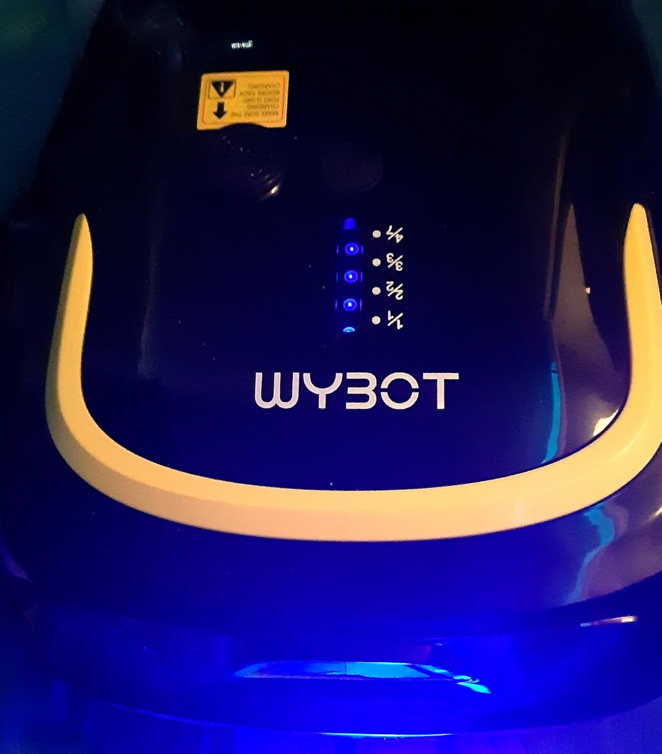 WYBOT A1 Cordless Pool Vacuum Robot for Above Ground Pool, Greyblue customer photo 1
