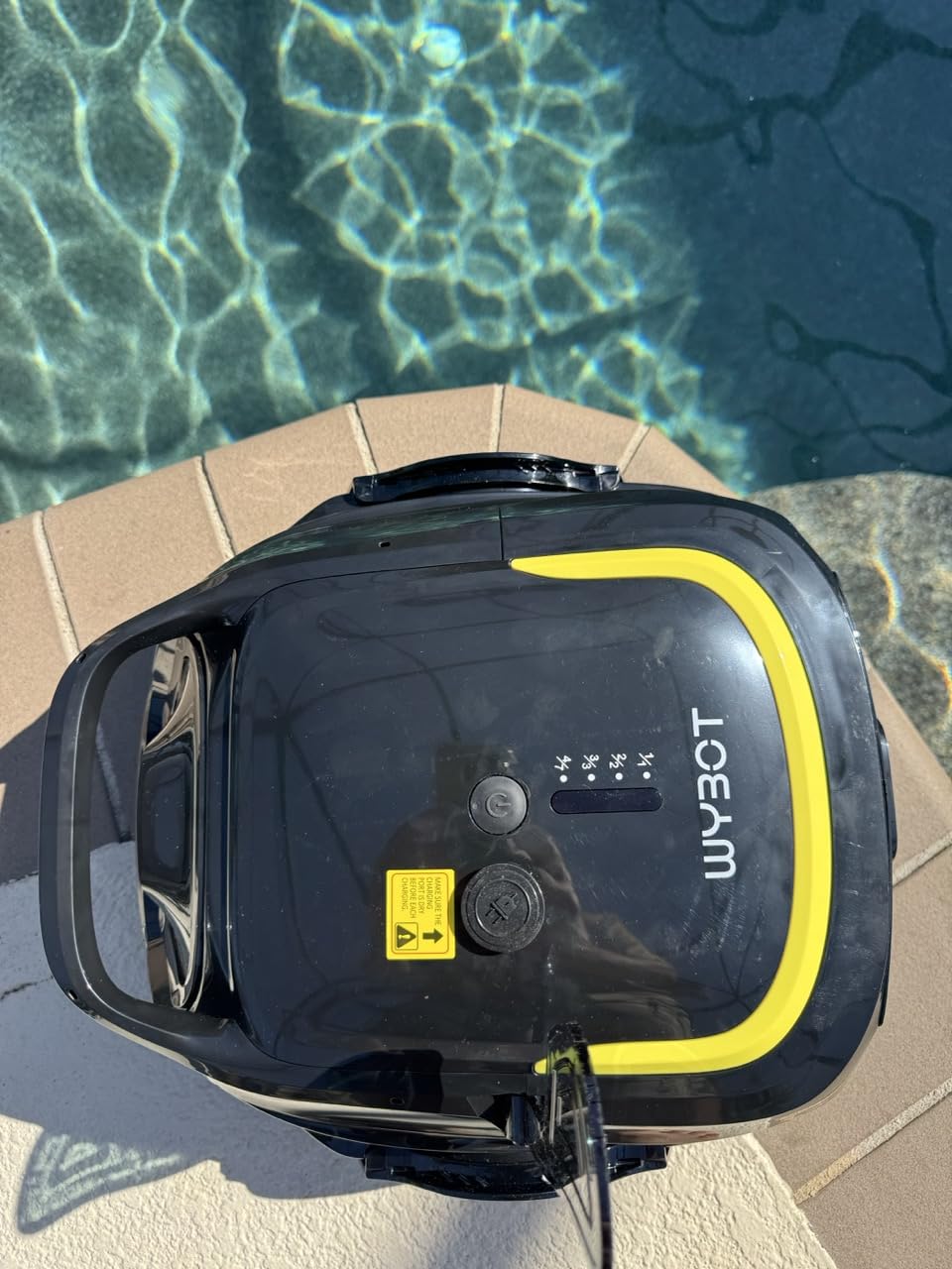 WYBOT A1 Cordless Pool Vacuum Robot for Above Ground Pool, Greyblue customer photo 2