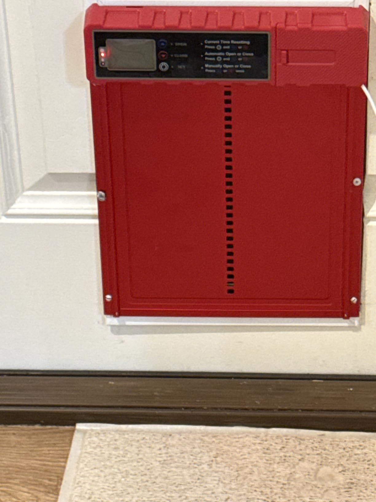 Automatic Chicken Coop Door Solar Powered XL Chicken Door 3 Modes customer photo 2