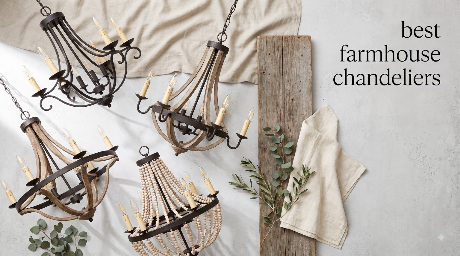 best farmhouse chandeliers