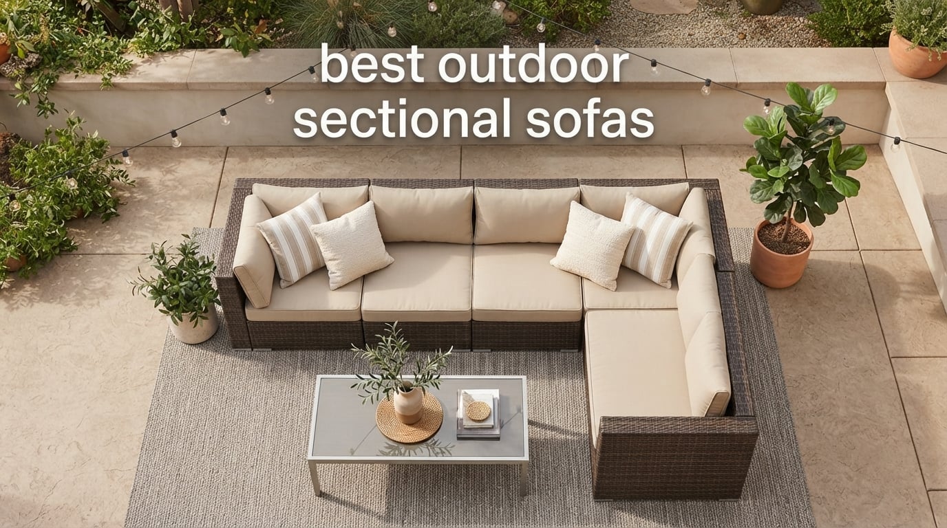best outdoor sectional sofas
