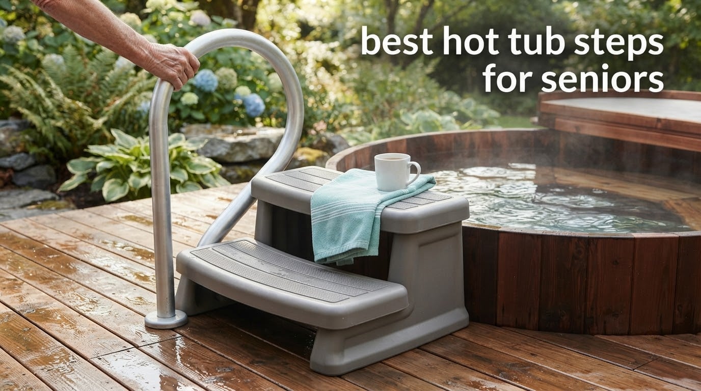 best hot tub steps for seniors