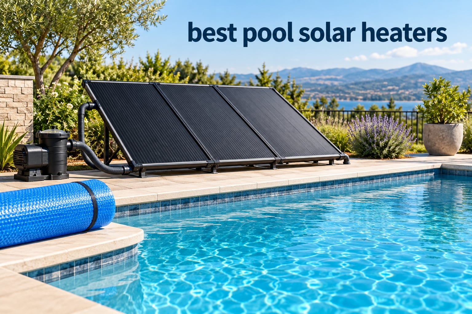 best pool solar heaters
