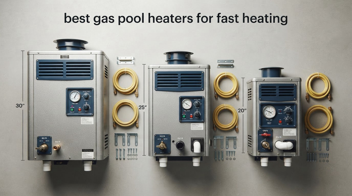 best gas pool heaters for fast heating