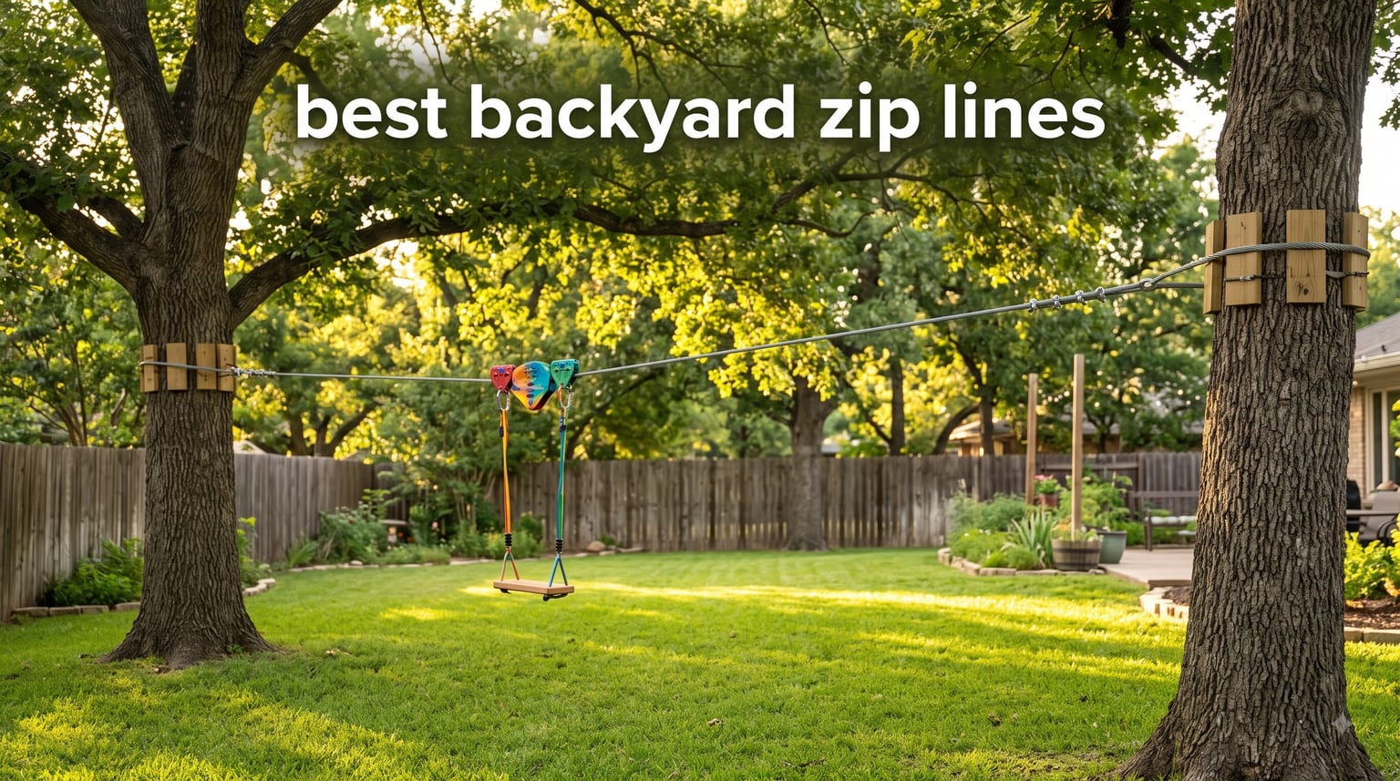 best backyard zip lines