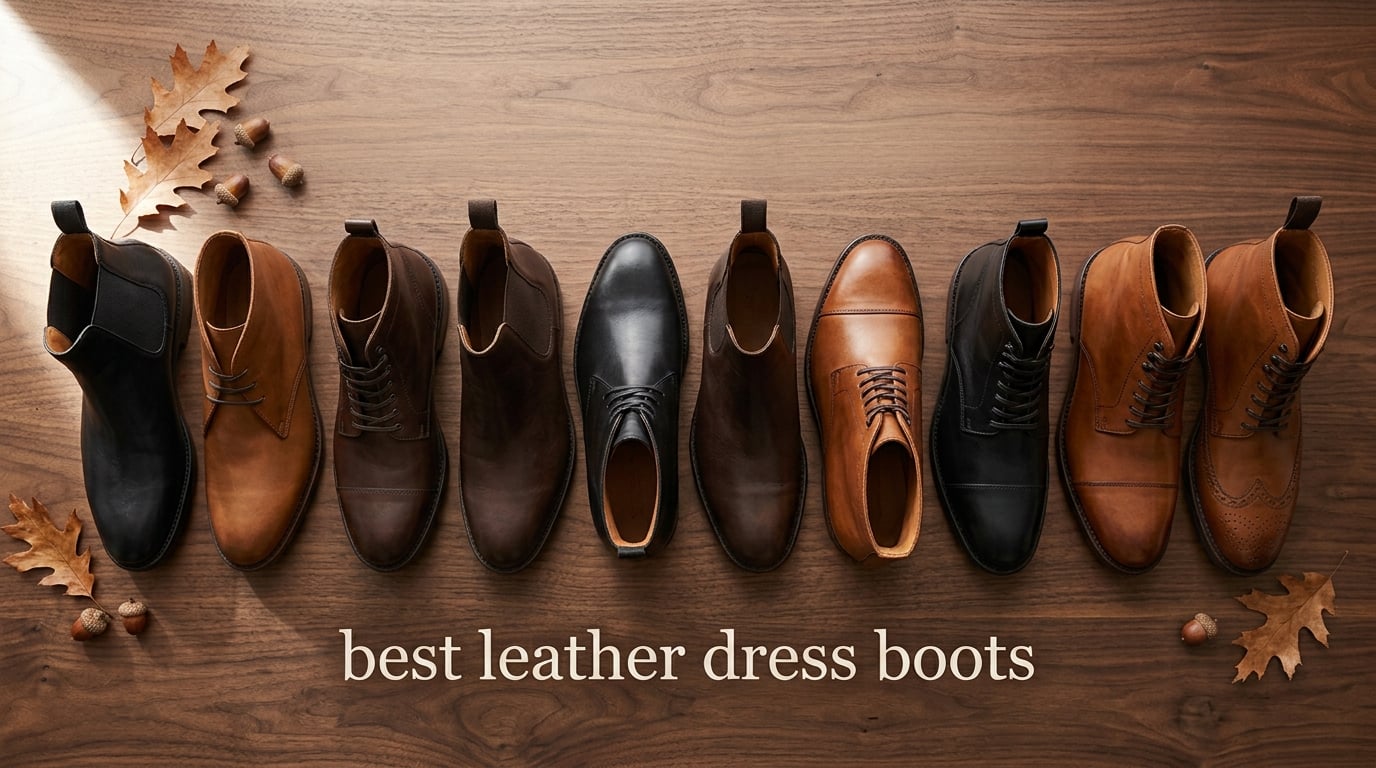 best leather dress boots