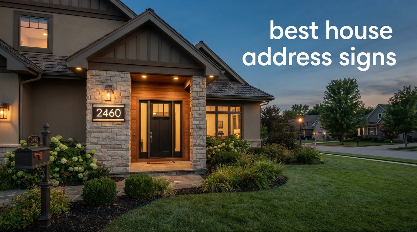 best house address signs