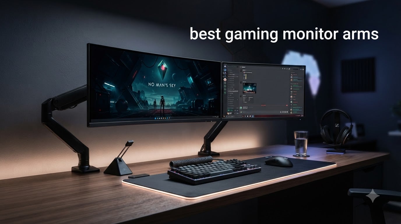 best gaming monitor arms
