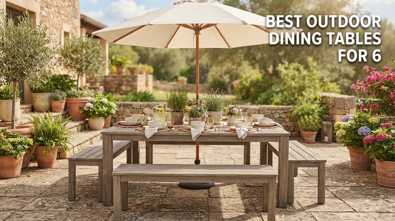 best outdoor dining tables for 6