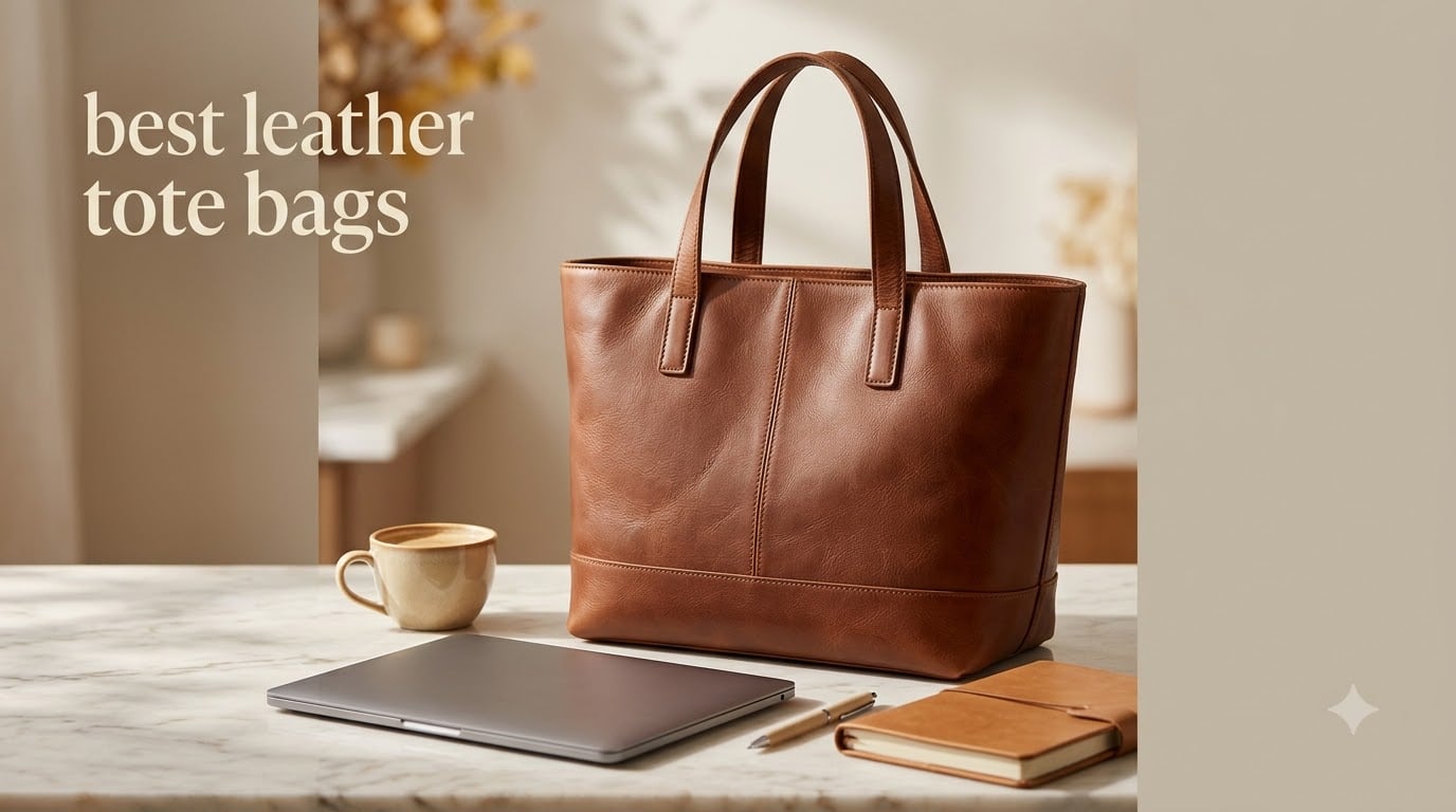 best leather tote bags