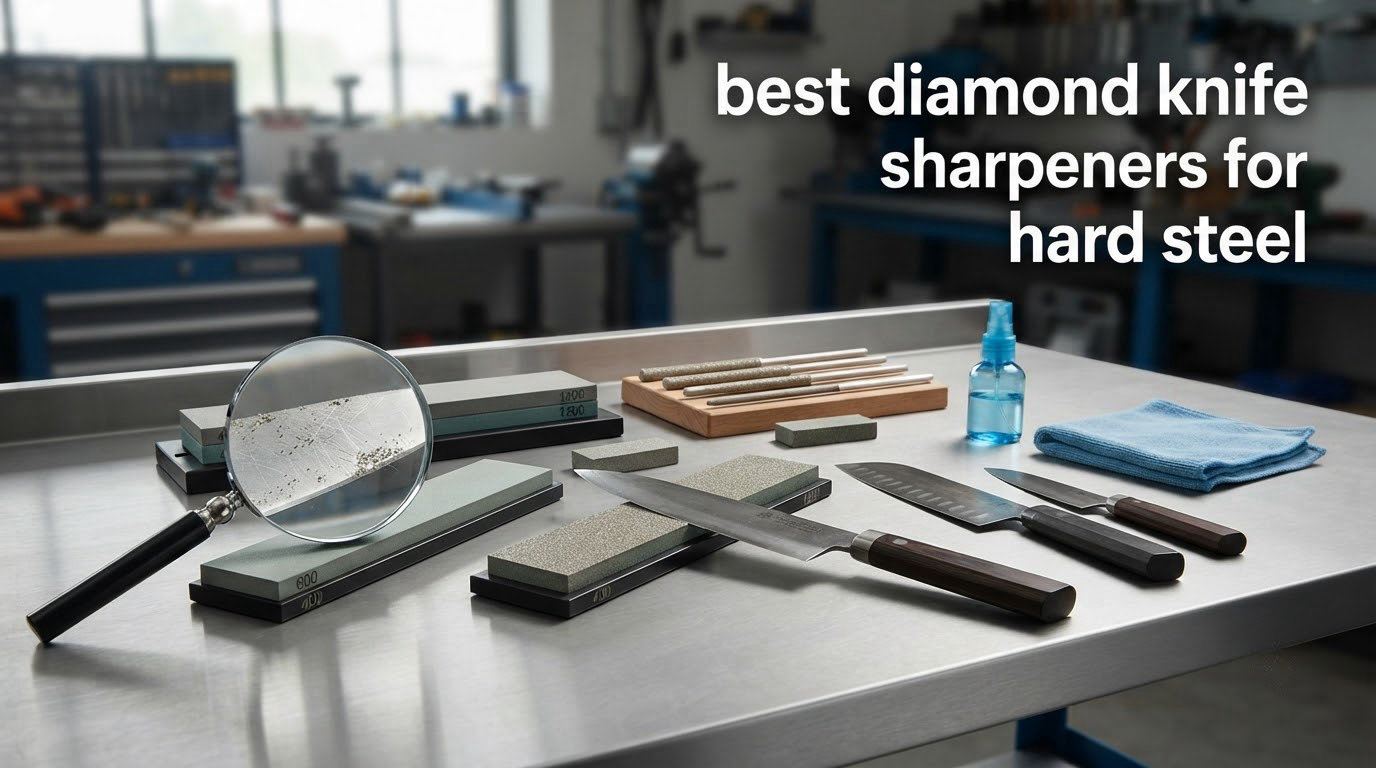 best diamond knife sharpeners for hard steel