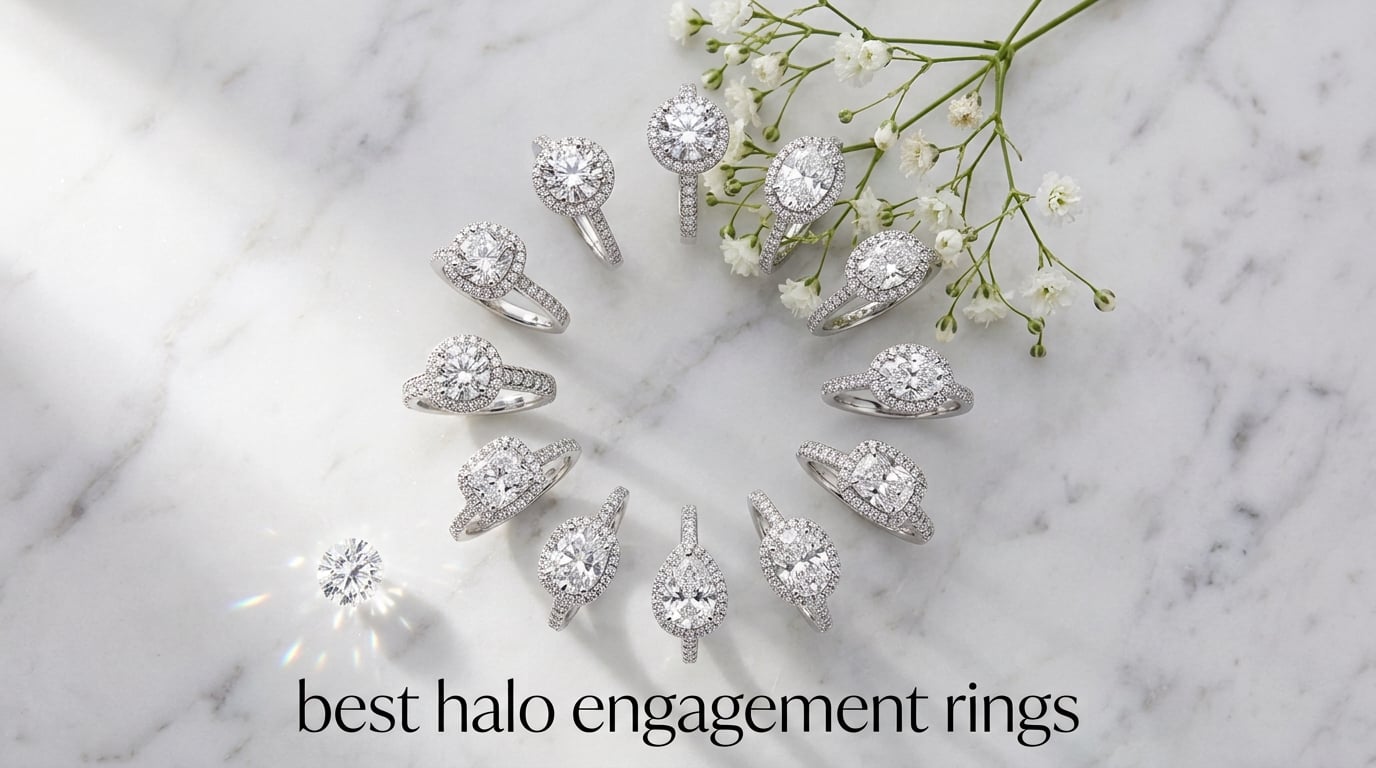best halo engagement rings
