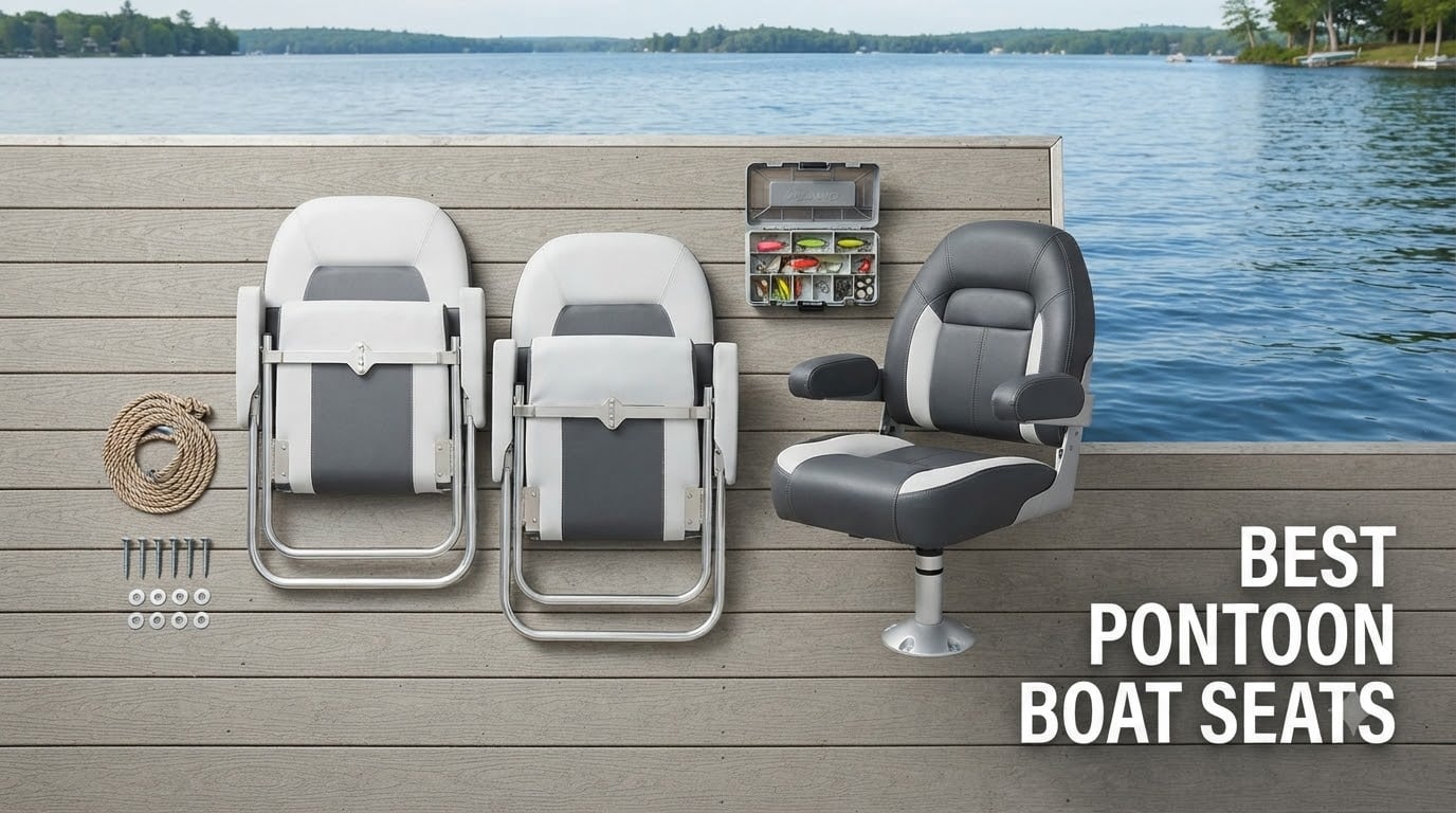 best pontoon boat seats