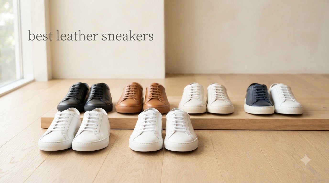 best leather sneakers