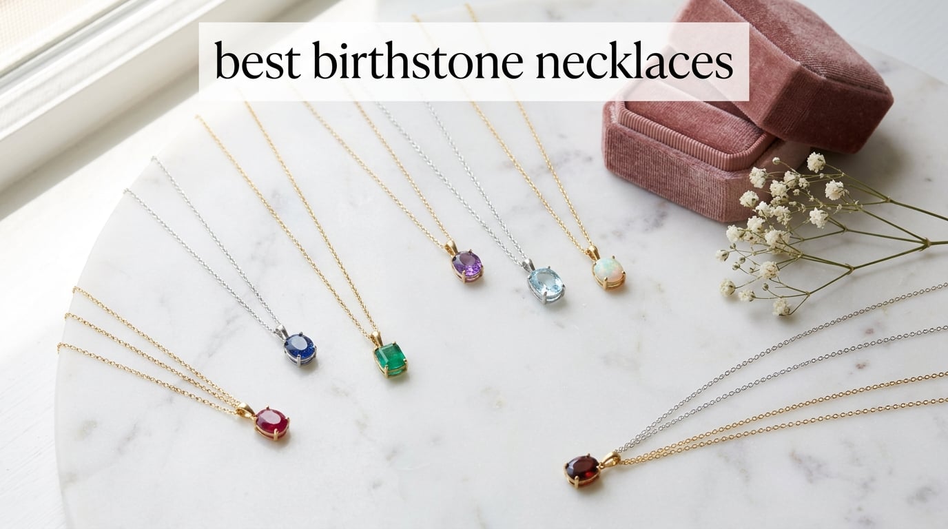 best birthstone necklaces