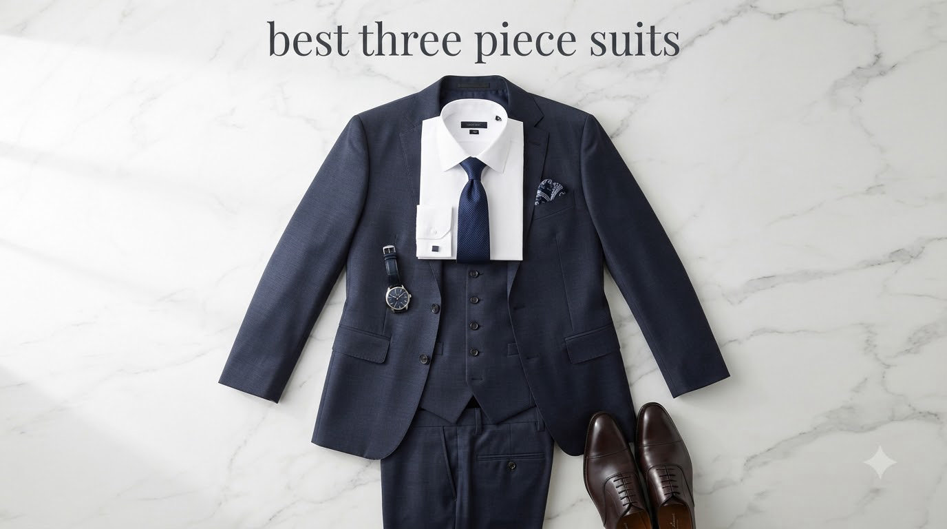 best three piece suits
