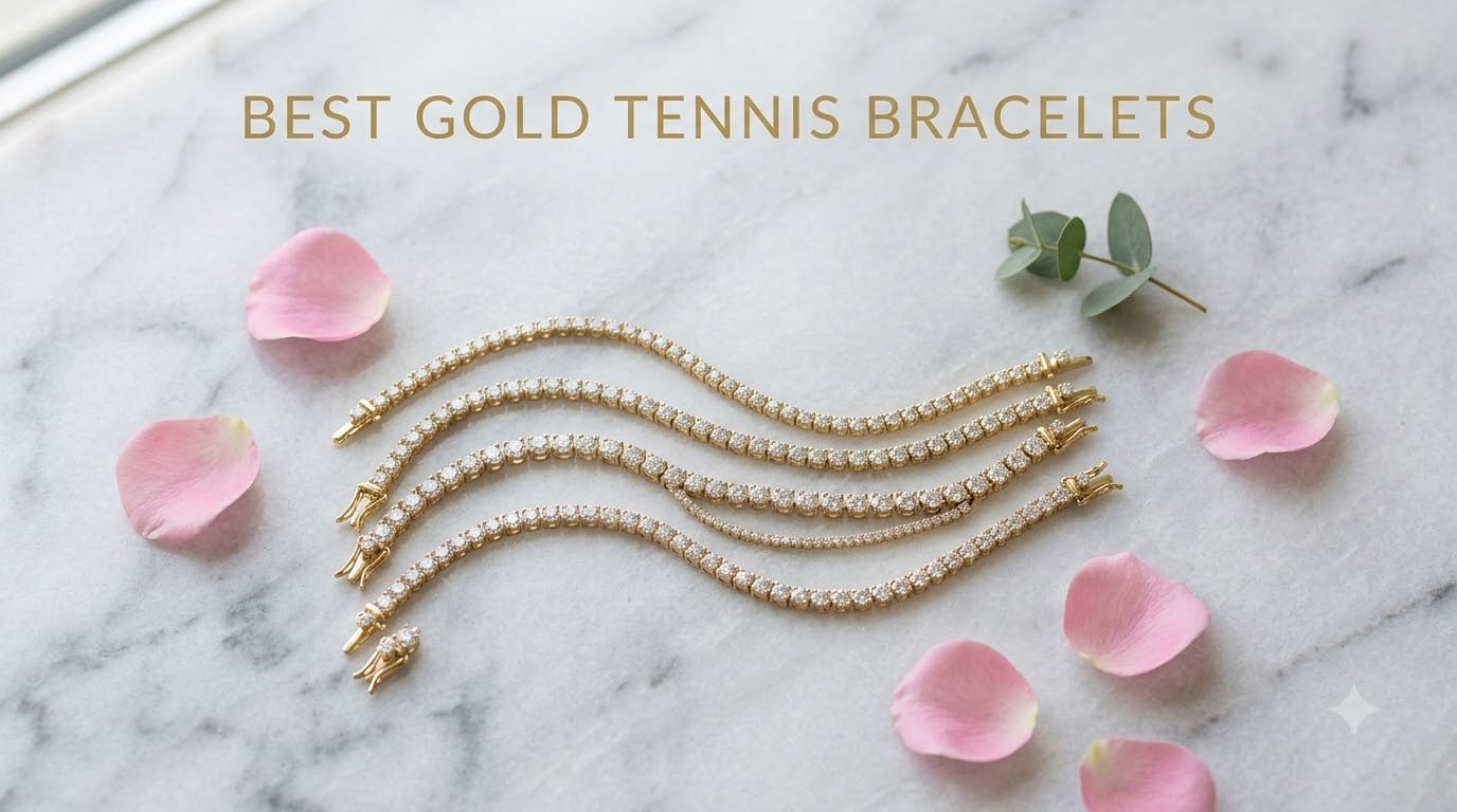 best gold tennis bracelets