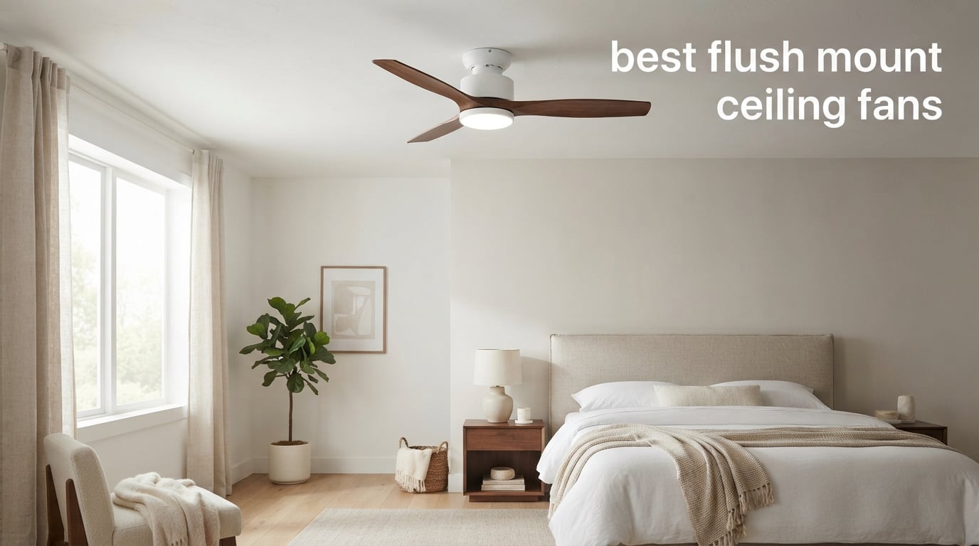 best flush mount ceiling fans