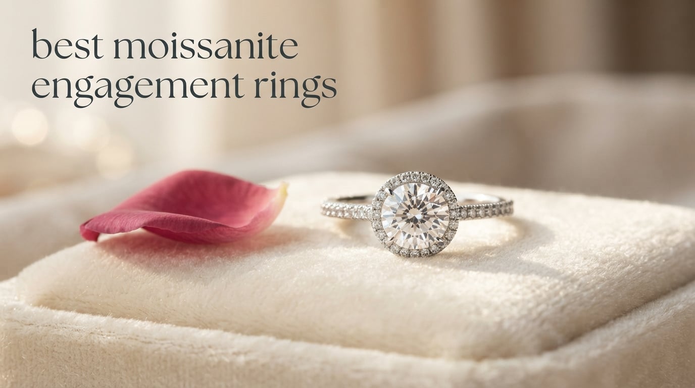 best moissanite engagement rings