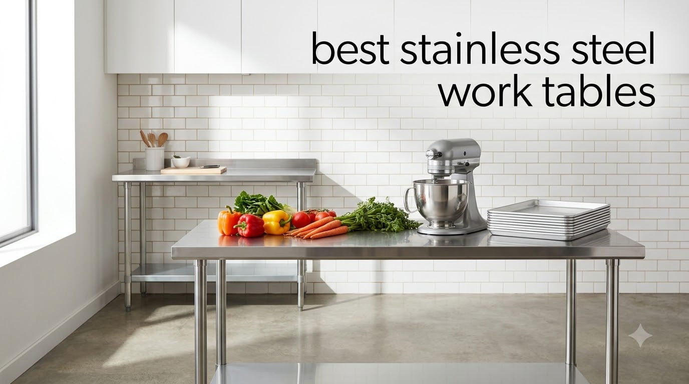best stainless steel work tables