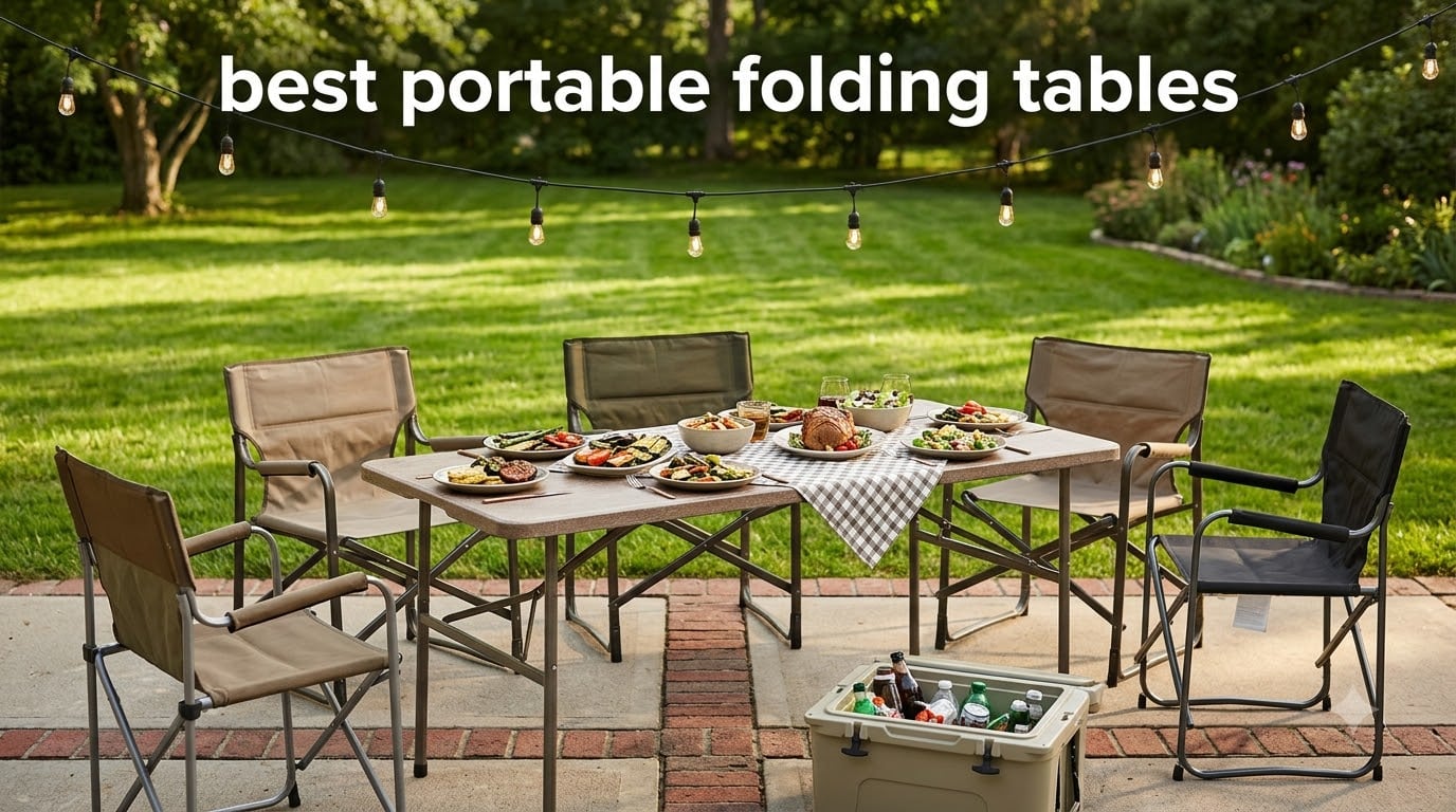 best portable folding tables
