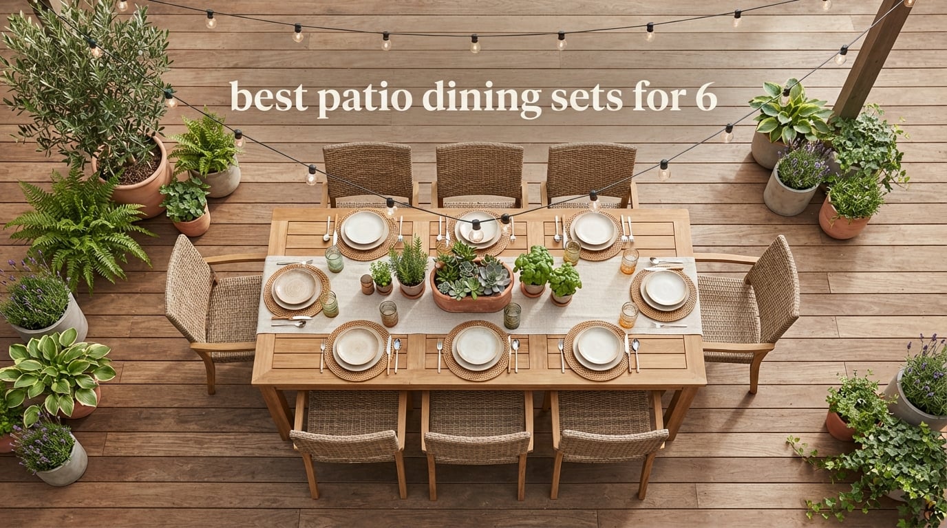 best patio dining sets for 6