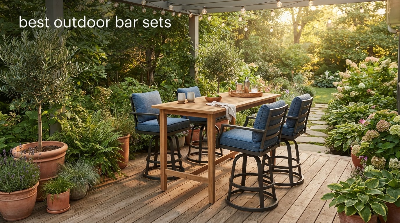 best outdoor bar sets
