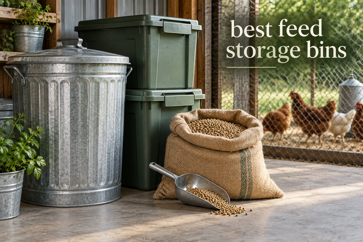 best feed storage bins