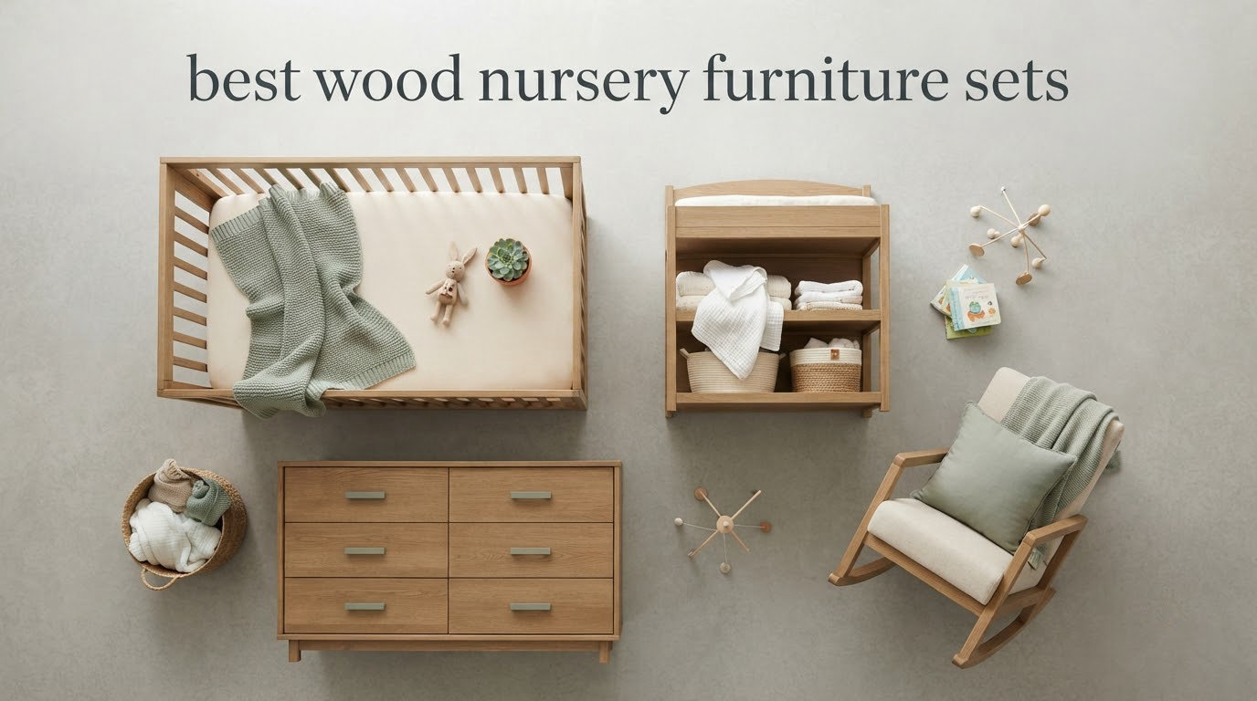 best wood nursery furniture sets