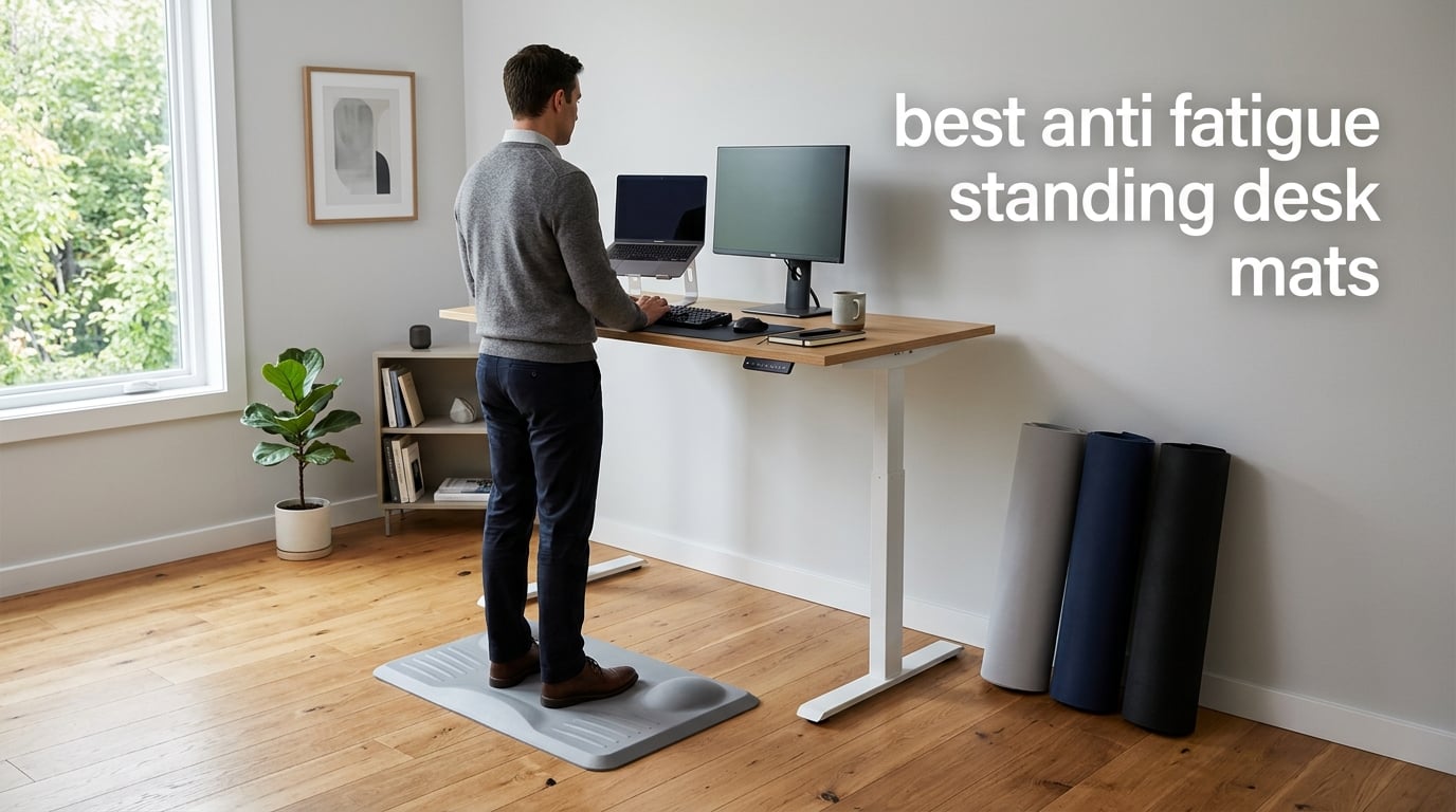 best anti fatigue standing desk mats
