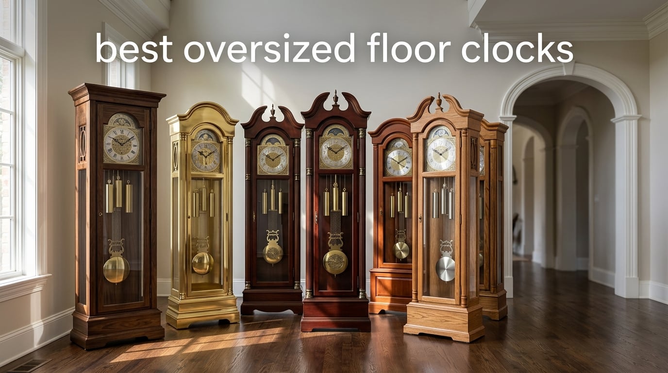 best oversized floor clocks