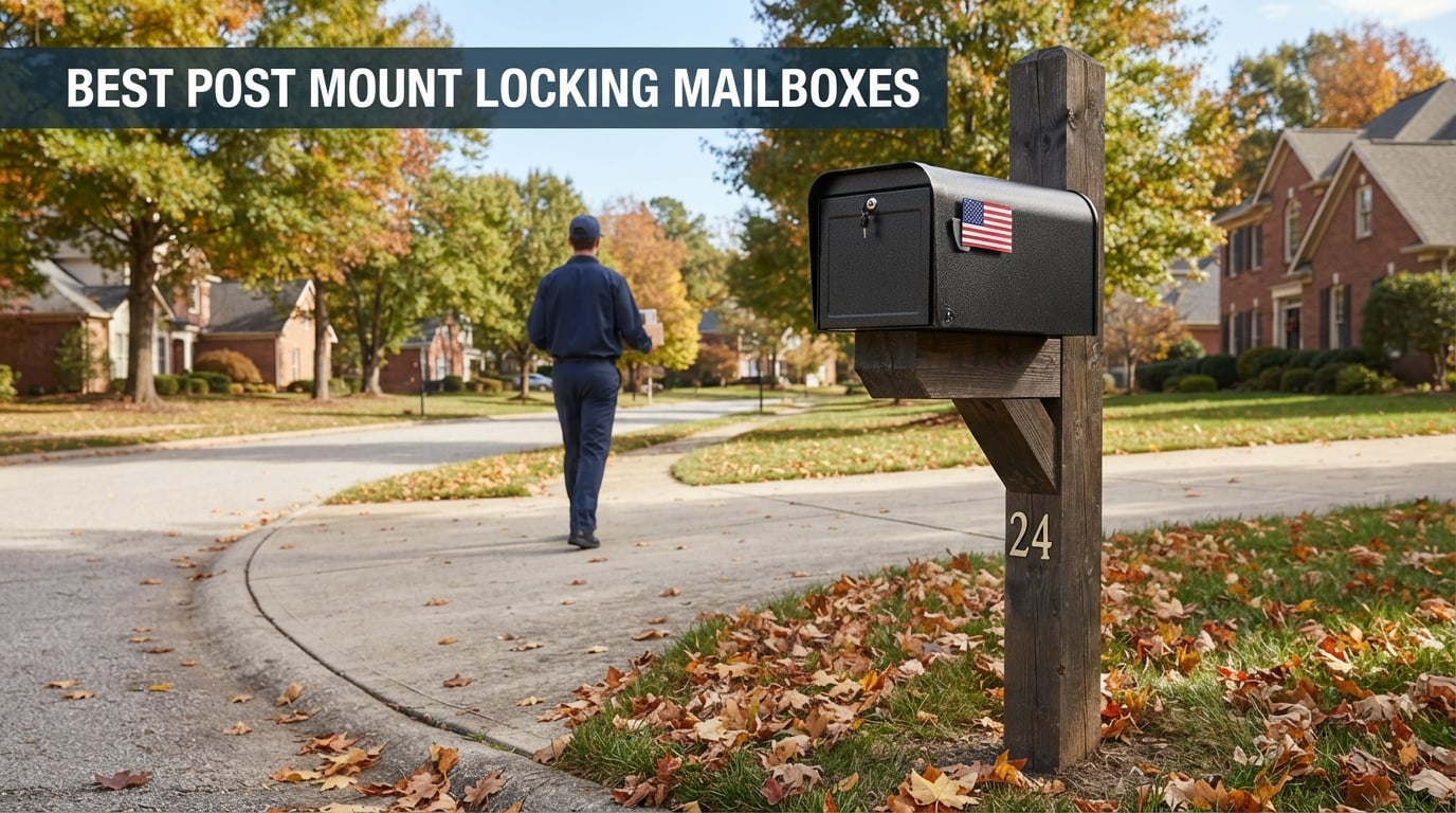 best post mount locking mailboxes