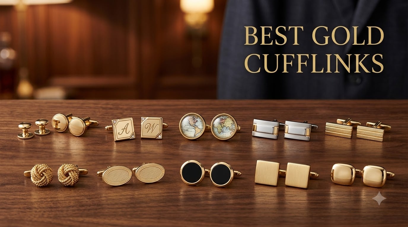 best gold cufflinks