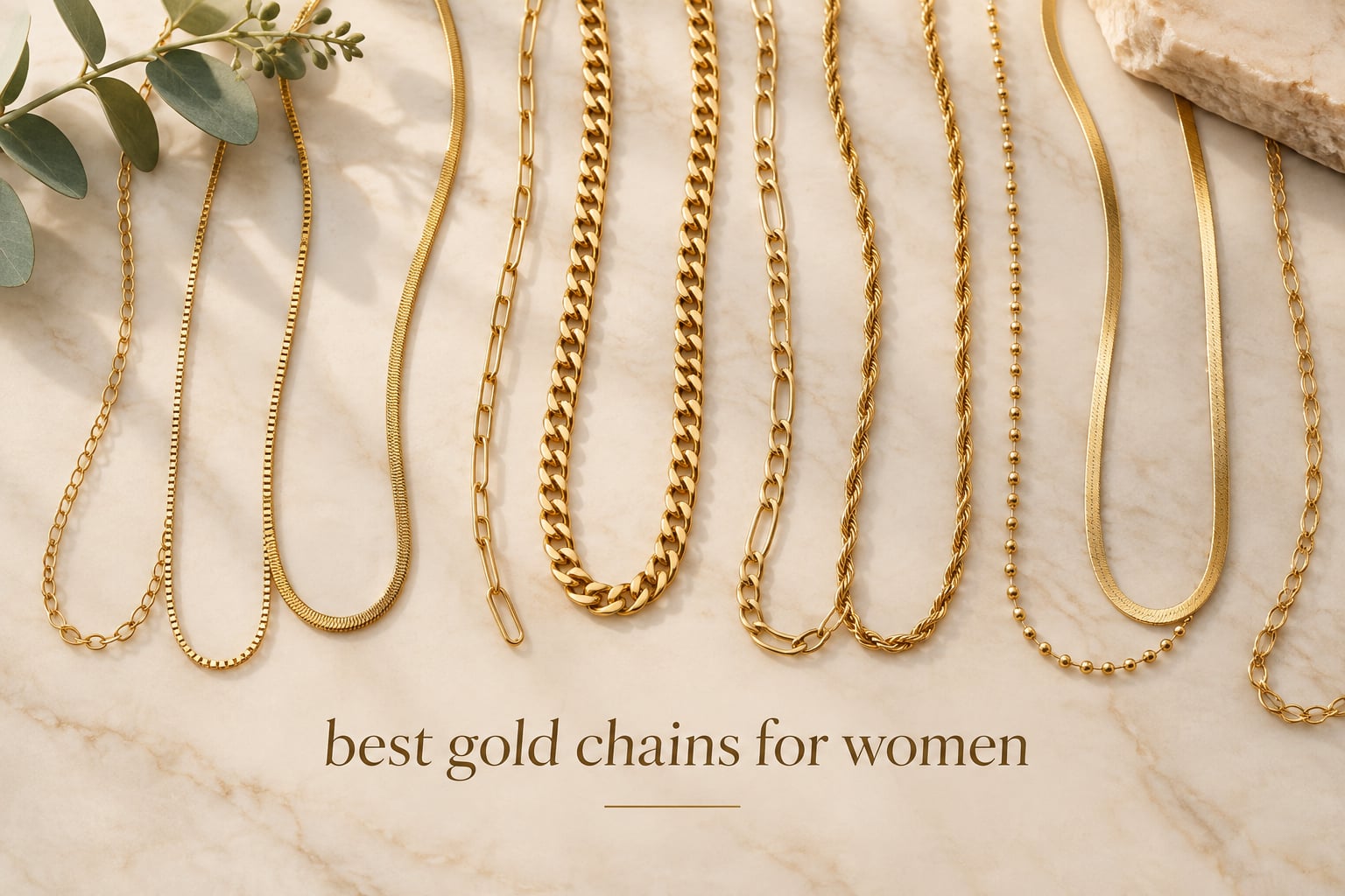 best gold chains for women